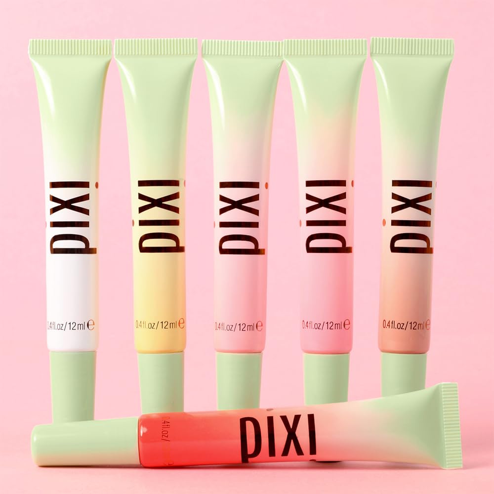 Pixi Beauty LipTone pH Reactive Lip Gloss in SnowPearl | Color Changing Tinted Lip Balm with Rosehip Oil & Shea Butter | Non-Sticky Mirror-Shine