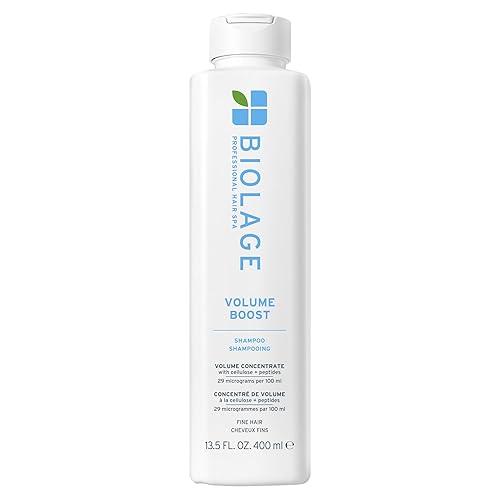 Biolage Volume Boost Shampoo for Fine Hair - Creates Lasting, Lightweight Volume, Root Lift & Shine, With Cellulose and Peptides, Vegan, Paraben