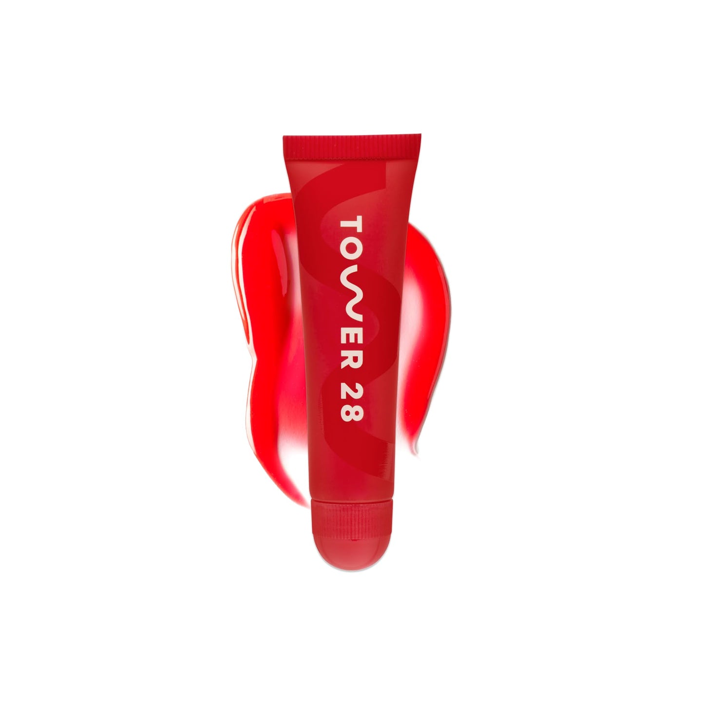 Tower 28 LipSoftie Tinted Lip Balm Treatment - Hydrating Glossy Balm + Overnight Lip Mask with Jojoba Oil + Shea Butter - Sweet, Cushiony Formula