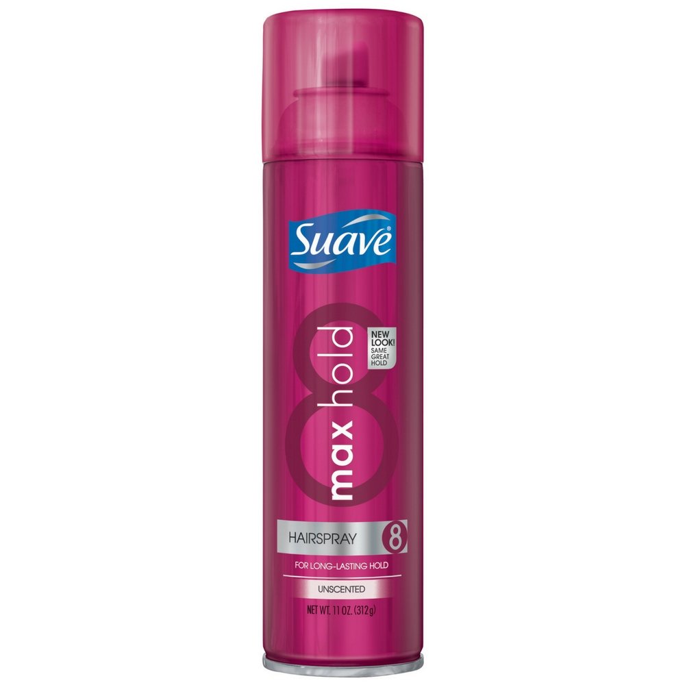 Suave Hairspray Max Hold 8 Unscented 11 Ounce (Pack of 2)