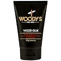 Woody's Wood Glue Extreme Hold Hair Gel for Men - Mens Hair Gel Strong Hold, Non-Flaking, High Shine Styling for All Hairstyles, 4 oz