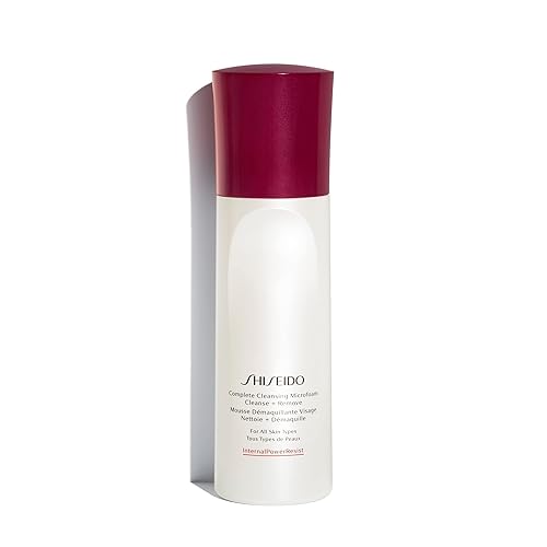 Shiseido Complete Cleansing Microfoam - 180 mL - Light, Instant Foaming Cleanser for Smooth, Hydrated Skin - Softens & Removes Impurities - All Skin