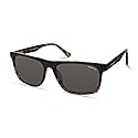 Kenneth Cole New York Women's KC5605N Square Sunglasses, Black/Other/Green, 56/15/145