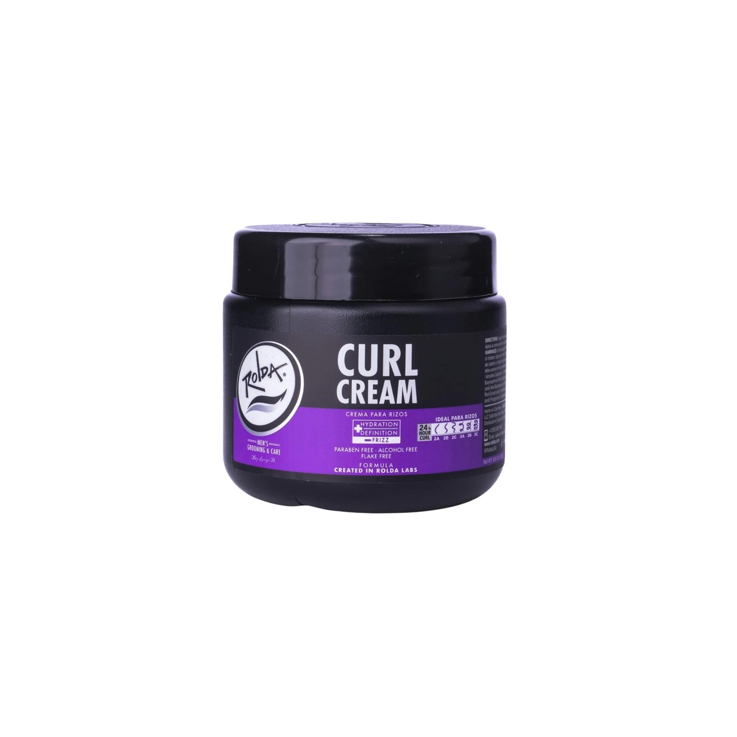 Rolda Curl Cream - Curly Hair Products for Men - Anti Frizz Curl Defining Cream with Oil Blend - Hydrates, Enhances Shine & Texture - Nourishes Beauty and Personal Care Rolda Default Title