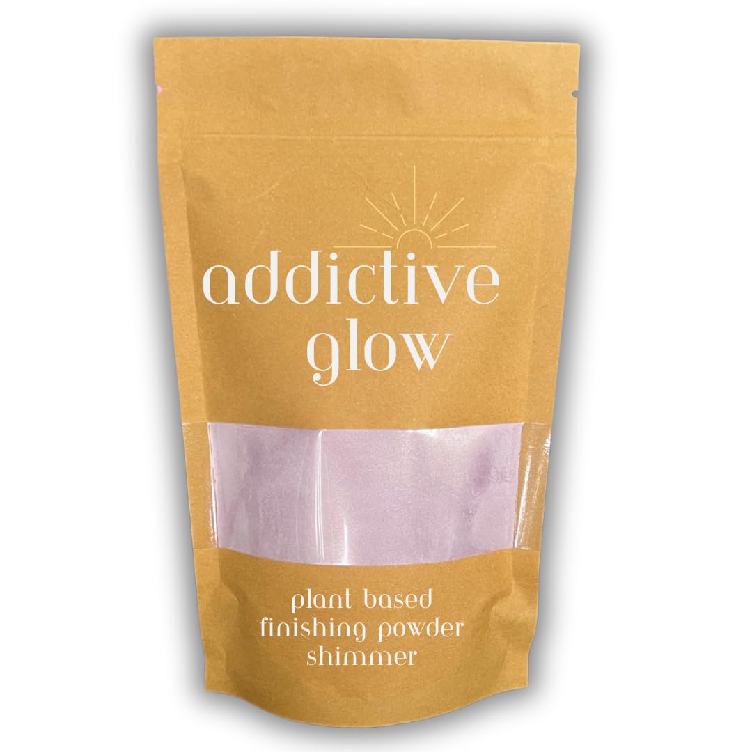 Addictive Glow Post Spray Tan Setting Powder - Translucent Plant Based Finishing Powder - Eliminates Sticky Feeling After Sunless Tanning - Matte or