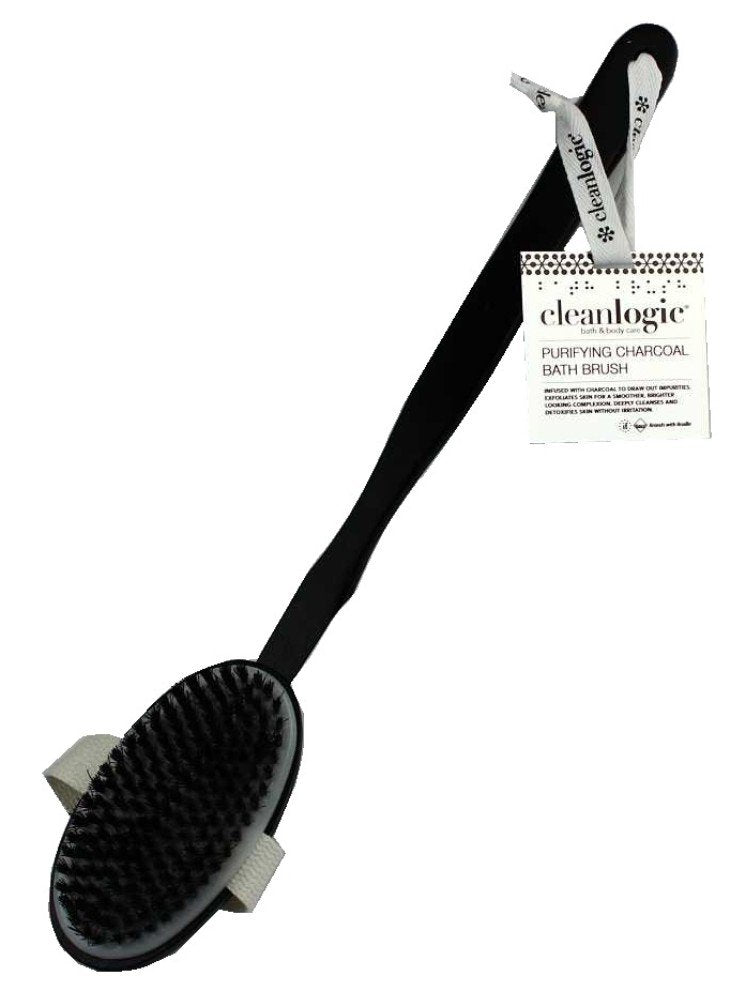 Clean Logic Purifying Charcoal Bath Brush (3 Pack)3 Beauty and Personal Care Cleanlogic