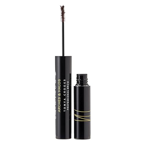Arches and Halos Microfiber Tinted Brow Mousse - Richly Pigmented Eyebrow Shaper - Water Resistant Filler Pen - Vegan - Auburn - 0.11 oz