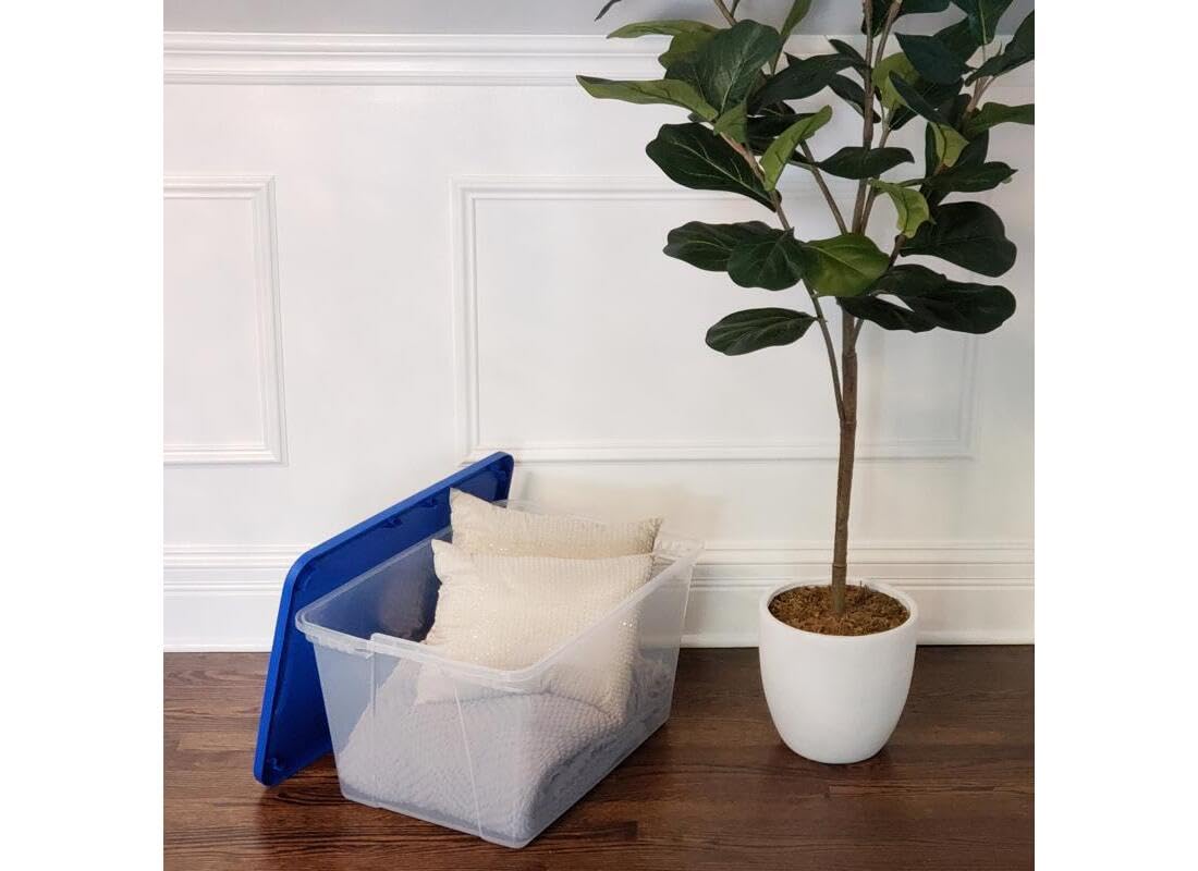 56Qt Clear Storage Tote