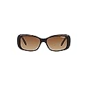 Vogue Eyewear Women's VO2606S Rectangular Sunglasses, Dark Havana/Brown Gradient, 52 mm