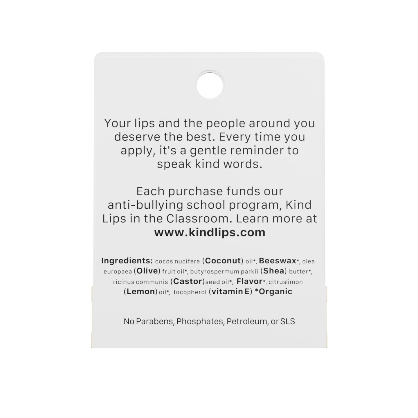 Kind Lips Organic Vanilla Lemon Lip Balm 3-Pack - Refreshing & Comforting Lip Care for Dry, Chapped Lips • 100% Natural, Clean, Gluten-Free