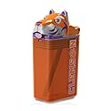 FUNTOPS Reusable Water Bottle | Officially Licensed NCAA Sports Bottle | BPA Free | Dishwasher Safe | The Clemson Tiger Mascot | 8 oz Drink