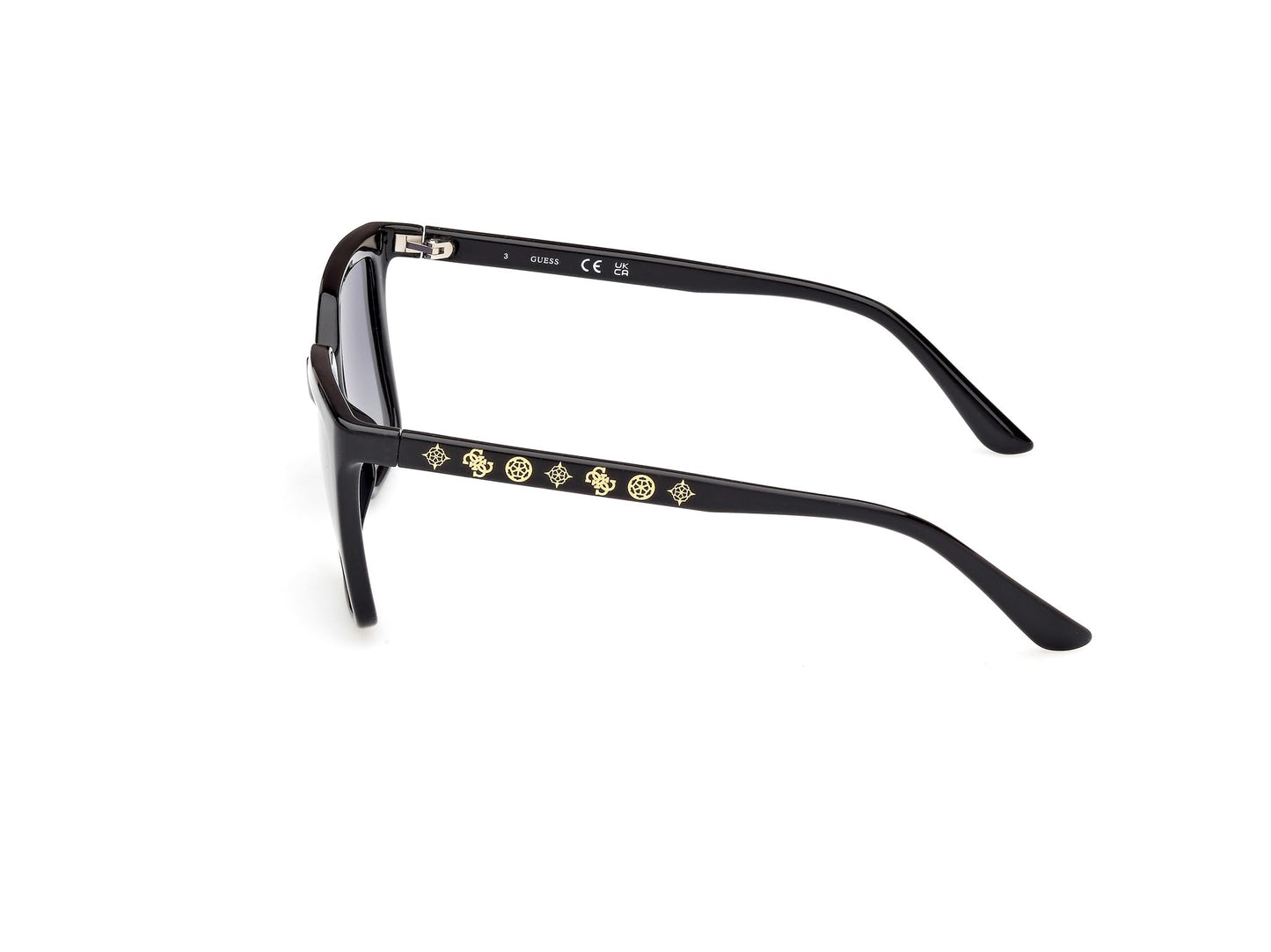 Guess GU00099 01D shiny black 55/13/140 WOMAN Sunglasses