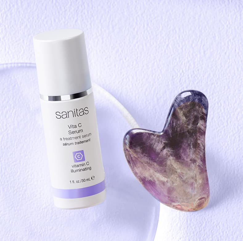 Sanitas Skincare Vita C Serum, Nutrient Rich, Antioxidant Serum, 30% Vitamin C, Vegan Squalane, 1 Ounce