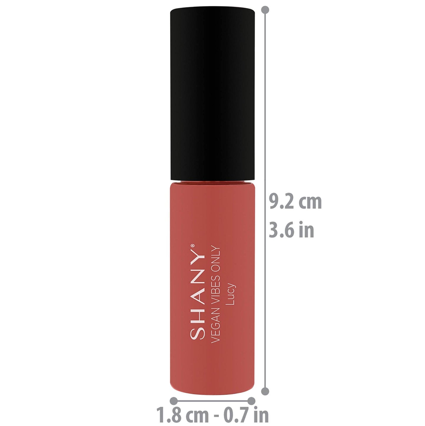 SHANY Vegan Vibes Liquid Lipstick Matte Lip Color Long-Lasting Matte Finish Lip Stain Lip Makeup - LUCY