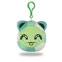 DUUGER MeeMeow Emerald Cat Plush Keychain Stuffed Animal Toy,Cute Decorative Plush Toy Accessory Fun Buddy for Kids Bag, Purse, Backpack, Handbag