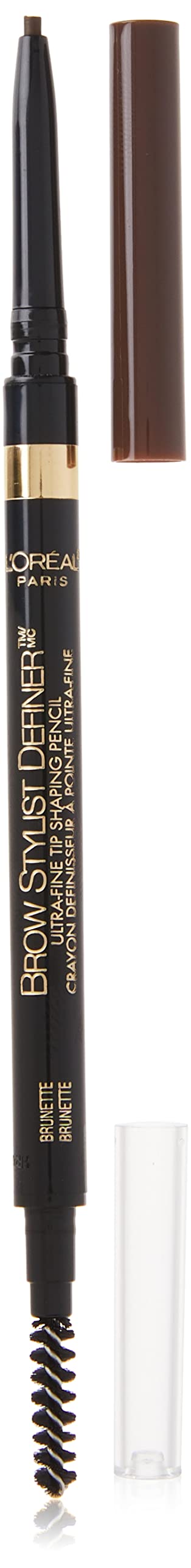 L'Oreal Paris Makeup Brow Stylist Definer Waterproof Eyebrow Pencil, Ultra-Fine Mechanical Pencil, Draws Tiny Brow Hairs and Fills in Sparse Areas