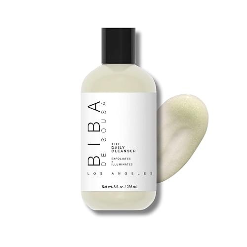 Biba De Sousa, The Daily Cleanser - Face and Body Wash with Exfoliating Beads, For Normal, Oily or Blemished Skin - Illuminates and Refines Skin