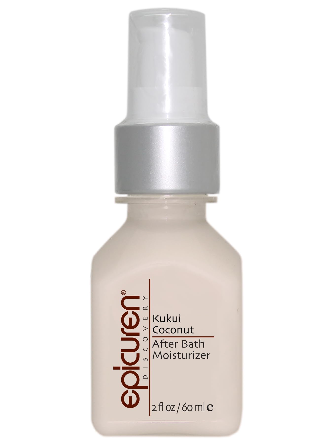epicuren DISCOVERY After Bath Body Moisturizer, Kukui Coconut, 2 oz.