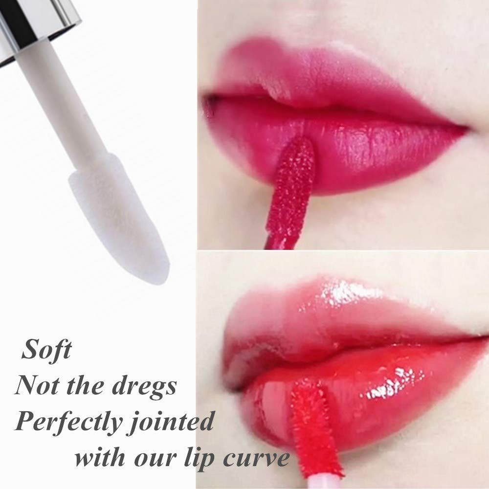 Yosoo 45Pcs Reusable Lipstick Bottle, 1.2ML Empty Lip Gloss Tubes Clear Mini Handmade Containers for Lip Balm DIY Cosmetic Storage Travel Use