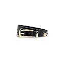 Favorite Daughter womens The Statement Belt, Black/Gold, Medium