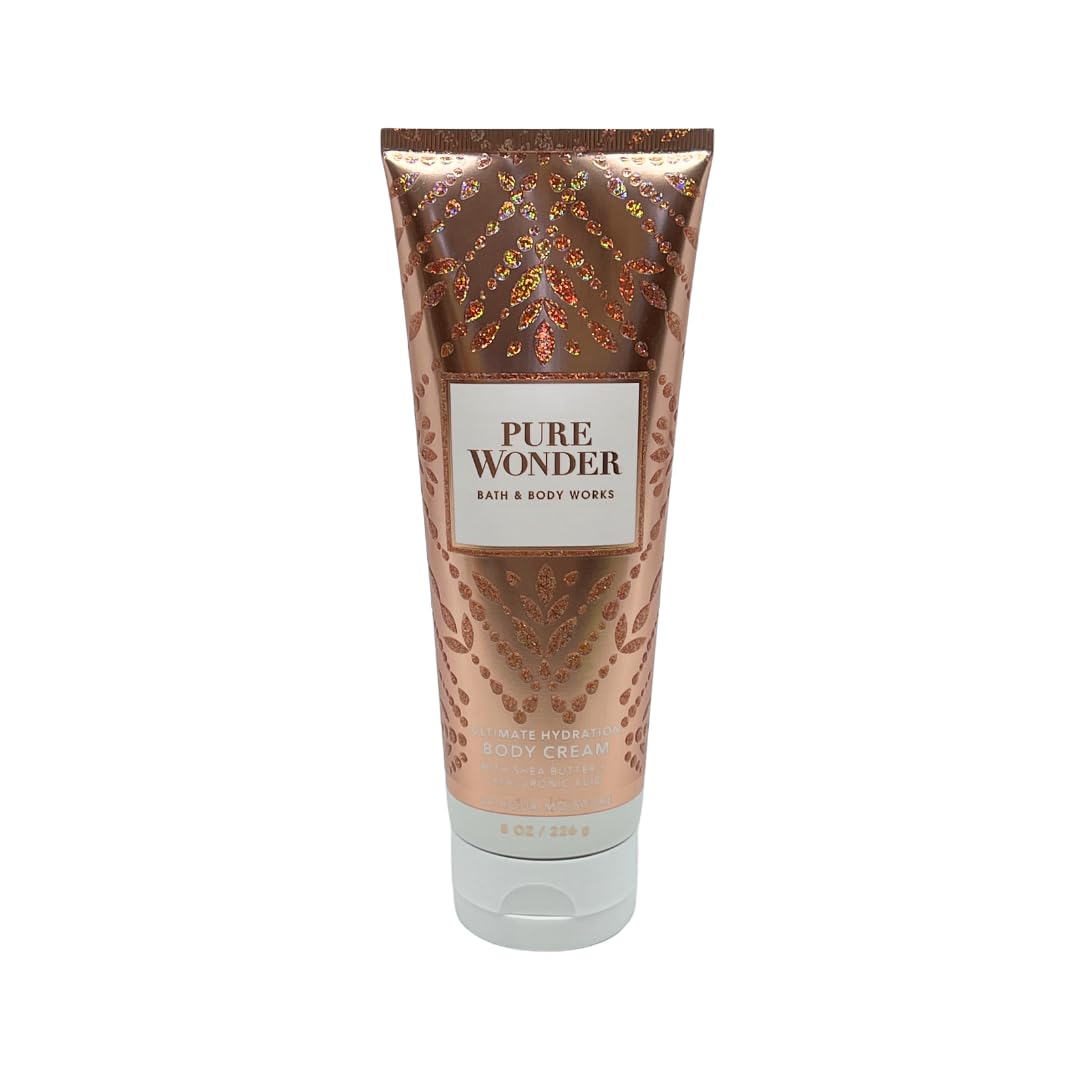 Bath & Body Works PURE WONDER Deluxe Gift Set - Fragrance Mist - Body Cream - Body Lotion - Shower Gel - Full Size