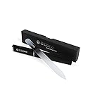 G.Liane Crystal Nail File-Professional Double Sided Glass Fingernail Files with Case,Manicure for Natural Acrylic Gels Nails,Manicure Tools for Home
