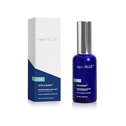 Capri Blue Volcano Fragranced Hair Mist - Hair Care Products for Women or Men - Shine Spray For Hair - Hair Perfume Formulated with Green Tea Extract