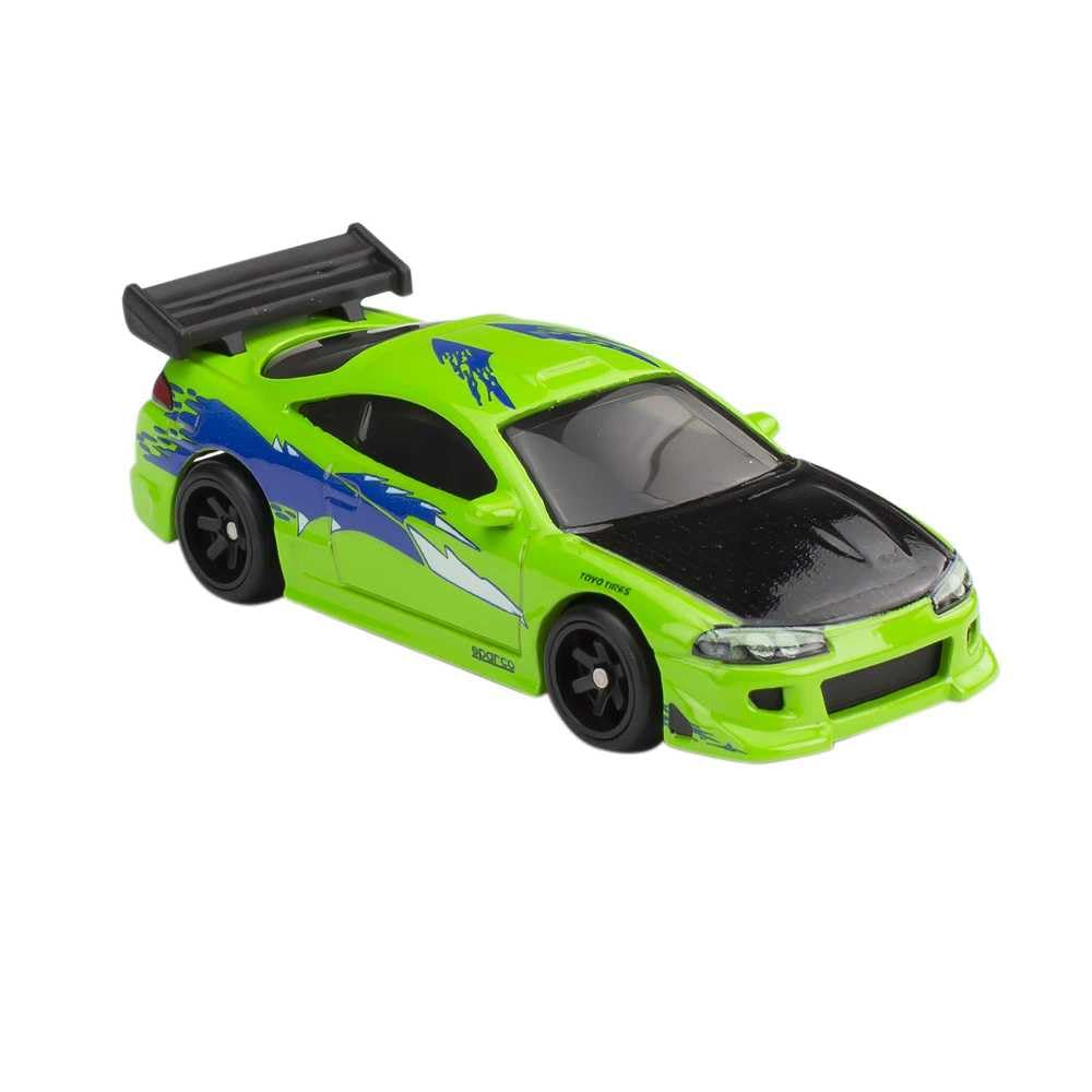 HOT WHEELS Retro Entertainment Collection,Mitsubishi Eclipse, TV, & Video Games, Iconic Replicas for Play or Display, Gift for Collectors
