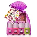 Piggy Paint | 100% Non-Toxic Girls Nail Polish | Safe, Cruelty-free, Vegan, & Low Odor for Kids | Cutie Fruity (4 Polish + Nail Art Gift Set) Beauty & Personal Care Piggy Paint