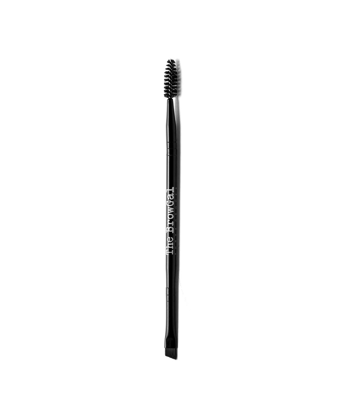 The BrowGal - 2 in 1, Double Head Angled Eyebrow Brush with Spoolie Brush - for Eye Makeup, Eyeshadow, Eyebrow, Eyeliner - Vegan & Cruelty-Free