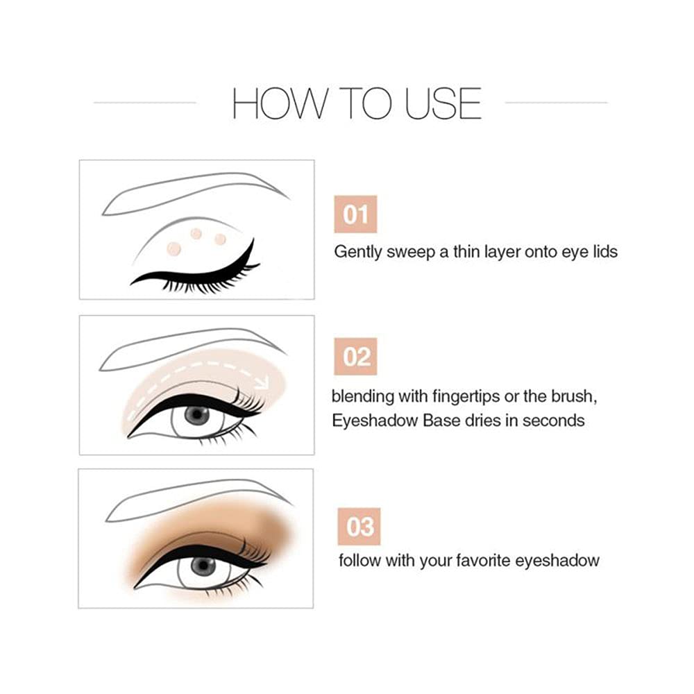 AKARY Mini Body Face Lip Eye Makeup Glitter Primer Long Lasting Eye Shadow Color Special Base for Make up Christmas Party New Year Cosmetics Glue