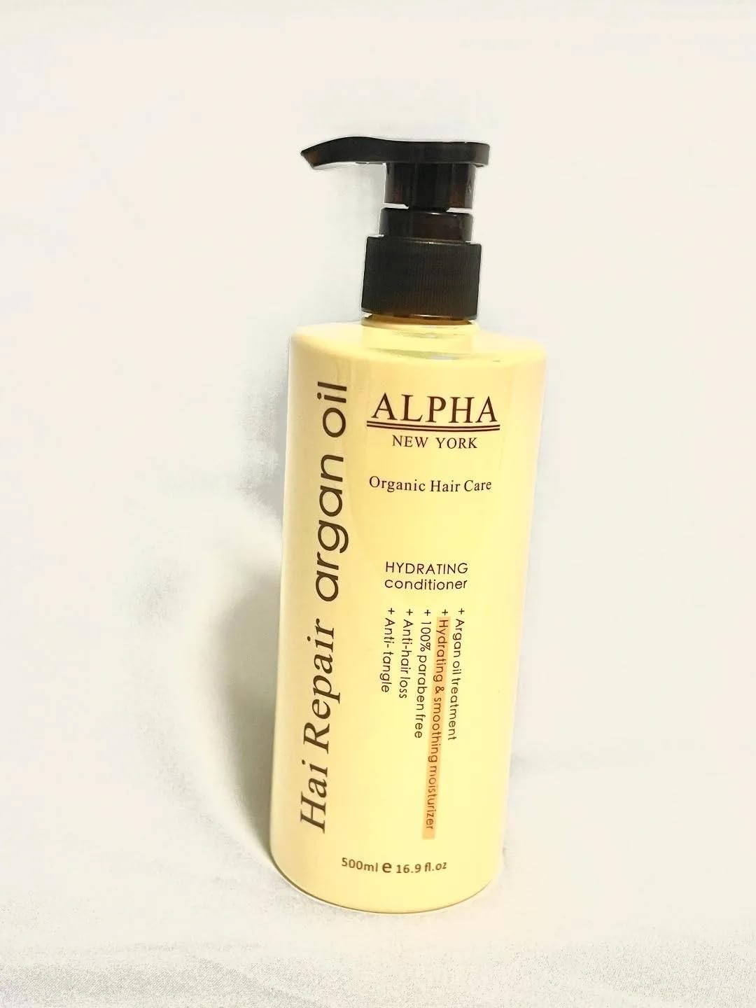 Alpha New York Moroccan Argan Oil Shampoo and Conditioner Set, 16.9 fl oz, Hydrating Hair Care