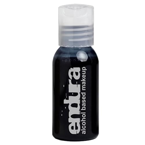 European Body Art Airbrush Ink - Black (1 oz) Bottle