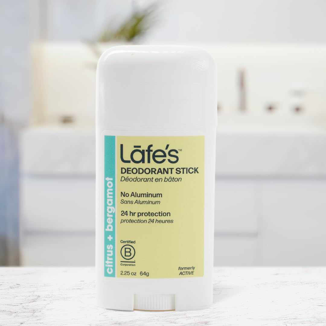 Lafe's Natural Deodorant - 2.25oz Aluminum Free Natural Deodorant Stick for Women & Men - Paraben Free & Baking Soda Free with 24-Hour Protection Beauty and Personal Care Lafe's