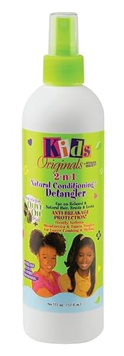 Africa's Best Kids Originals 2-N-1 Detangler 12 Ounce Pump (Pack of 2)