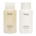 OUAI Medium Hair Shampoo and Conditioner Set - Sulfate-Free Shampoo and Conditioner for Women & Men - Made with Keratin, Shea Butter & Avocado Oil