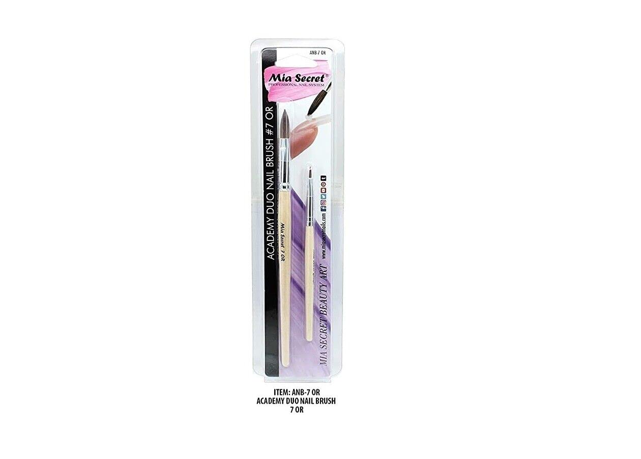 Mia Secret Nail Brush Academy Duo for Beginners Students Pick Yours ! (7 OR) Beauty & Personal Care Mia Secret