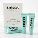 SmileSet Premium Hydrating Lip Gloss - Nourishing Lip Gloss Tubes with Petrolatum Beeswax, Shea Butter - Pack Of 4