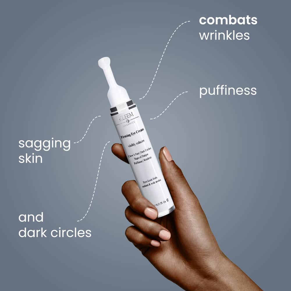 Kleem Under Eye Cream for Dark Circles and Puffy Eyes - Anti Aging Eye Cream with Peptides and Niacinamide that Reduces Eye Bags, Crow's Feet, Fine