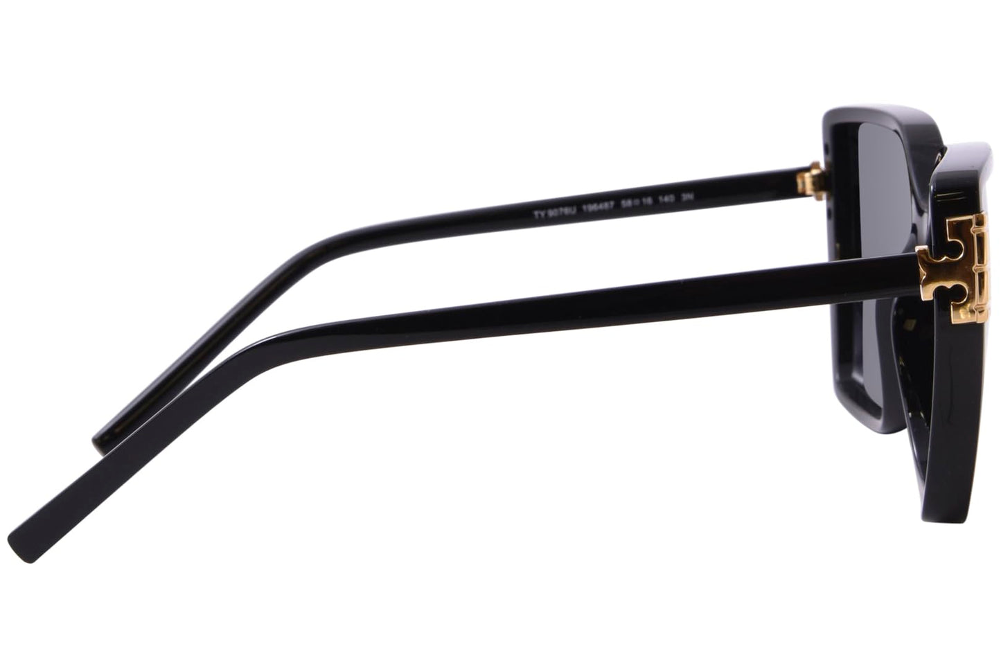 Tory Burch Sunglasses TY 9076 U 196487 Black/Dark Grey Polyamide Standard, 58/16/140