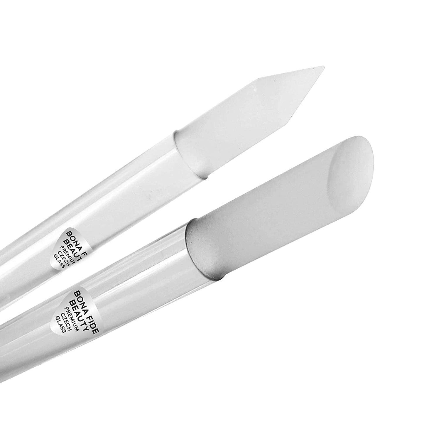 BONA FIDE BEAUTY Glass Cuticle Pusher - Dual Ended Manicure Stick - Premium Czech Tools Beauty and Personal Care BONA FIDE BEAUTY Default Title