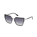 GUESS Women's Sunglasses, Shiny Black/Gradient Smoke