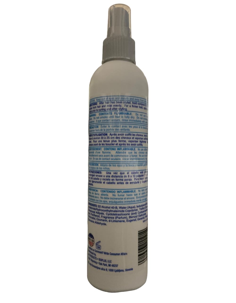 Isoplus Hair Designing & Holding Spritz - Soft 55 10 oz.