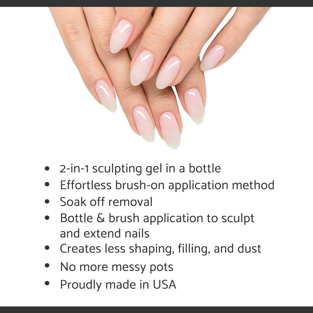 IBD Building Gel Clear - Hard Builder Gel for Nails Extensions, Soak-Off UV/LED for Sculpting & Strengthening, Nail Enhancement Gels, 0.5 oz Beauty & Personal Care IBD