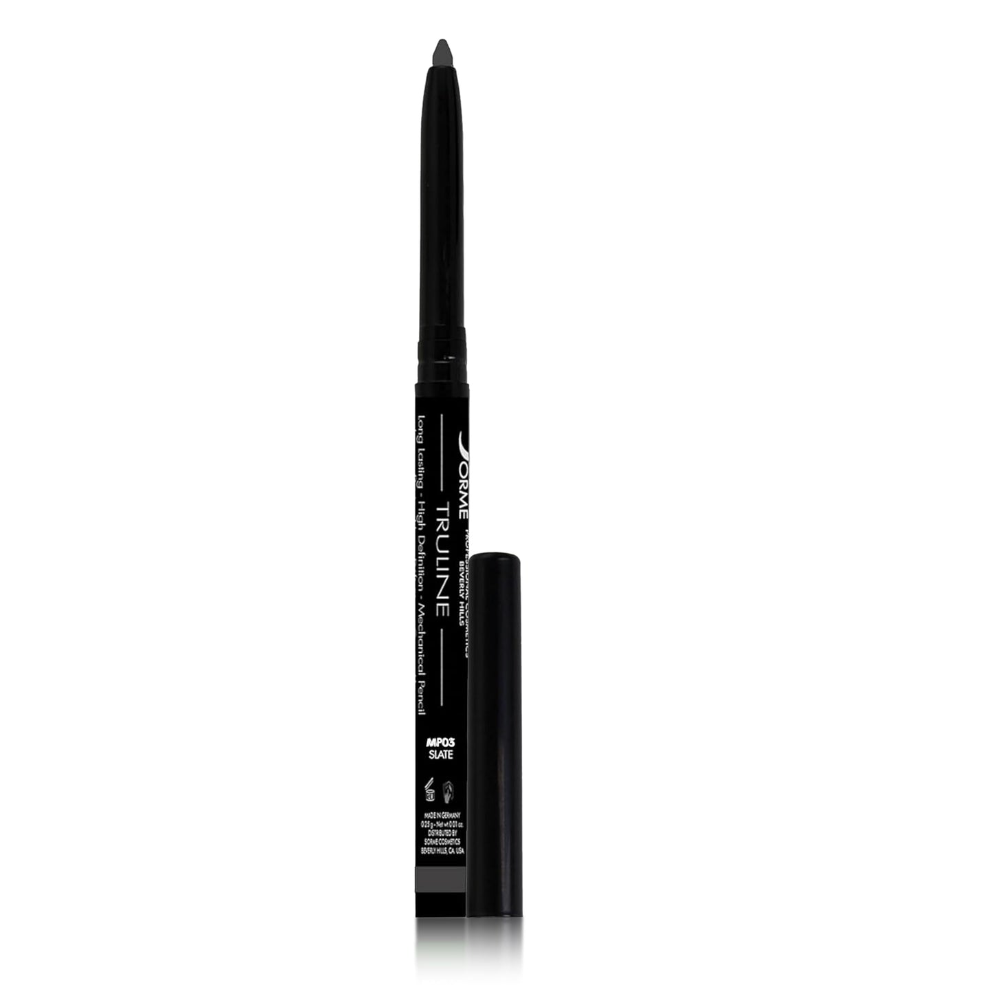 SORMÉ Truline Professional Mechanical Smudge Proof Eyeliner Pencil - Vitamin E Waterproof Gel Formula with Finest Color Pigment & Ultra Creamy