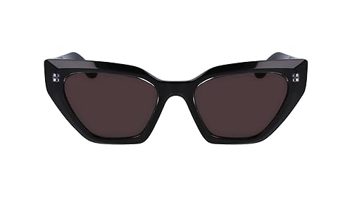 KARL LAGERFELD Women's Sunglasses KL6145S - Black with Solid Smoke Lens