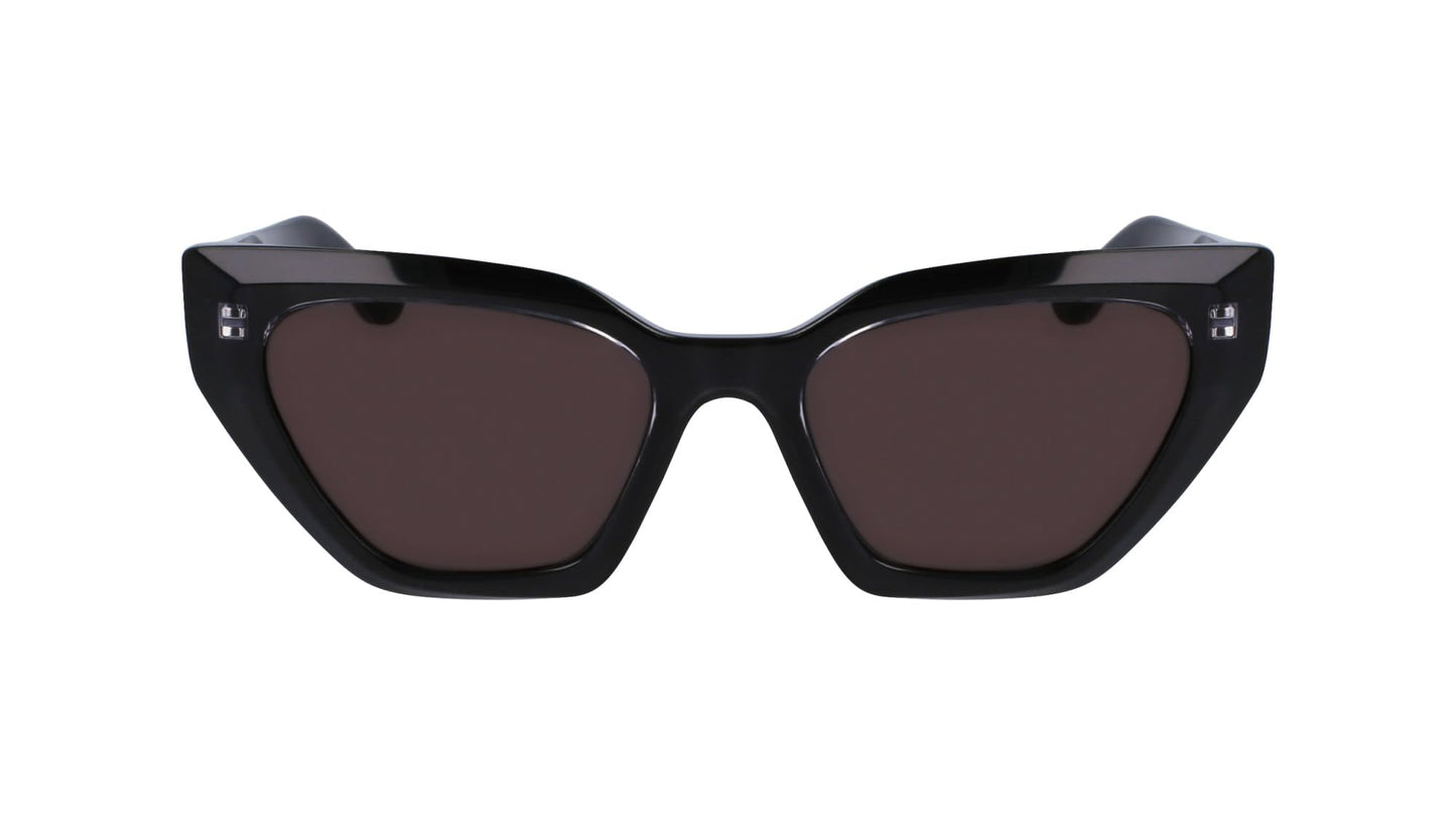 KARL LAGERFELD Women's Sunglasses KL6145S - Black with Solid Smoke Lens