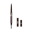 Absolute New York Perfect Eyebrow Pencil Dual-Ended To Shape, Fill, and Define Eyebrows (MEBP12 Dark Brown Soft)