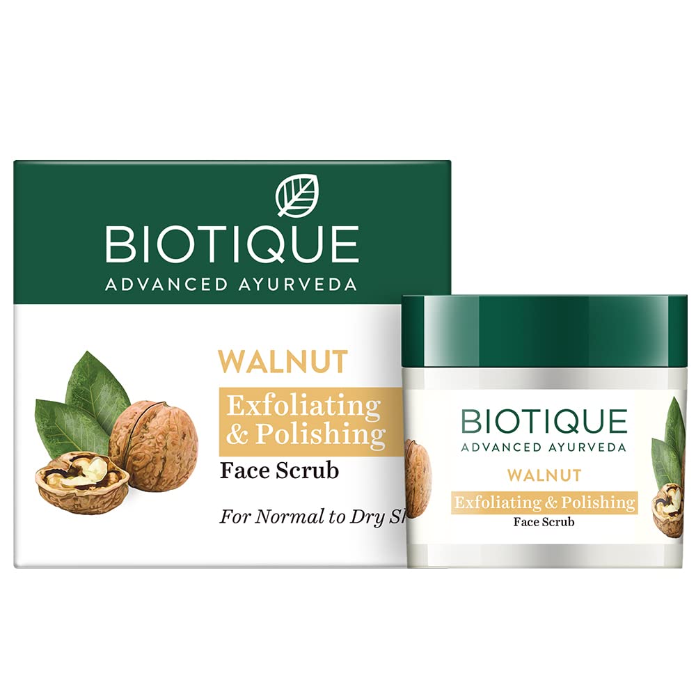 Biotique Bio Walnut Purifying and Polishing Scrub, 50 gm/1.76Oz.