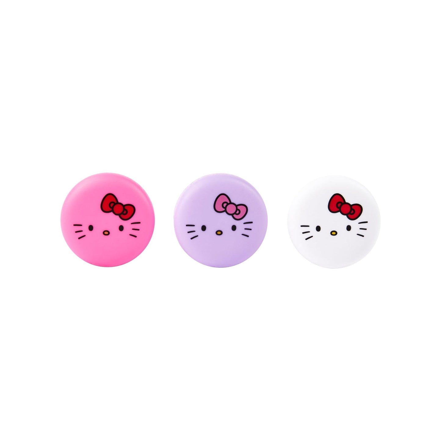 The Créme Shop x Hello Kitty Holiday Kisses Lip Balm Trio - Moisturizing Lip Balm for Dry Lips, Vitamin E and Shea Butter, Stocking Stuffers